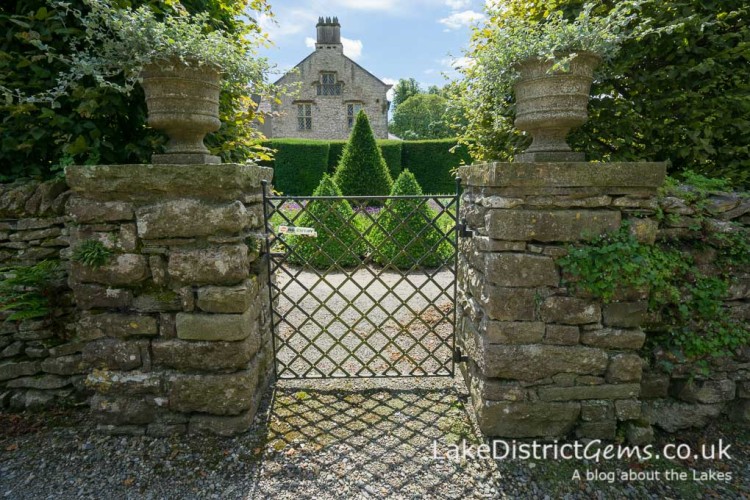 A gate at Levens Hall