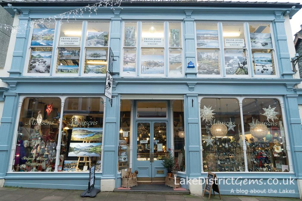 Maysons and the Frank Josef Photography Gallery on Lake Road, Keswick