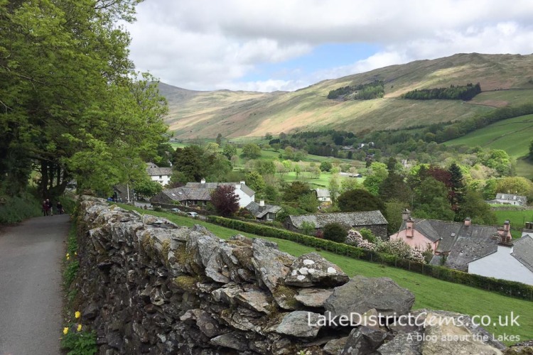 Looking over the village of Troutbeck